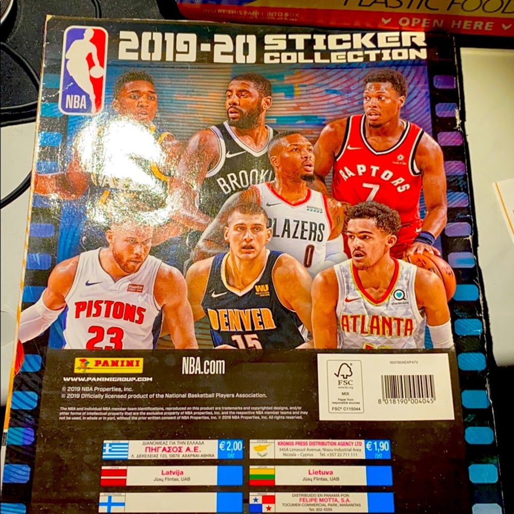 2019-2020 NBA Sticker Collection - Picture 2 of 2